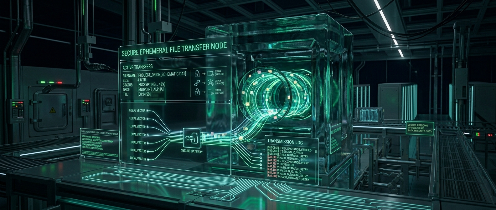 Secure Ephemeral File Sharing