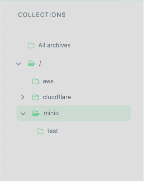 Uploaded Archives Ledger
